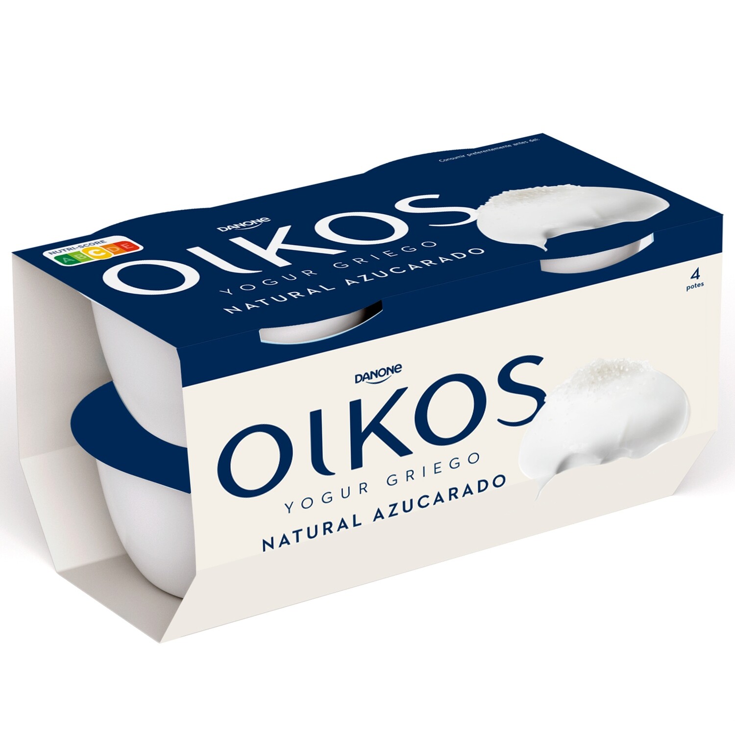 Yogur griego azucarado OIKOS de DANONE (pack 4).