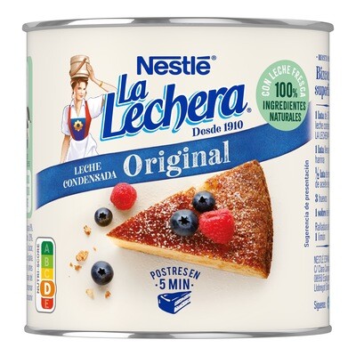 Leche condensada LA LECHERA de NESTLÉ (370 gramos).