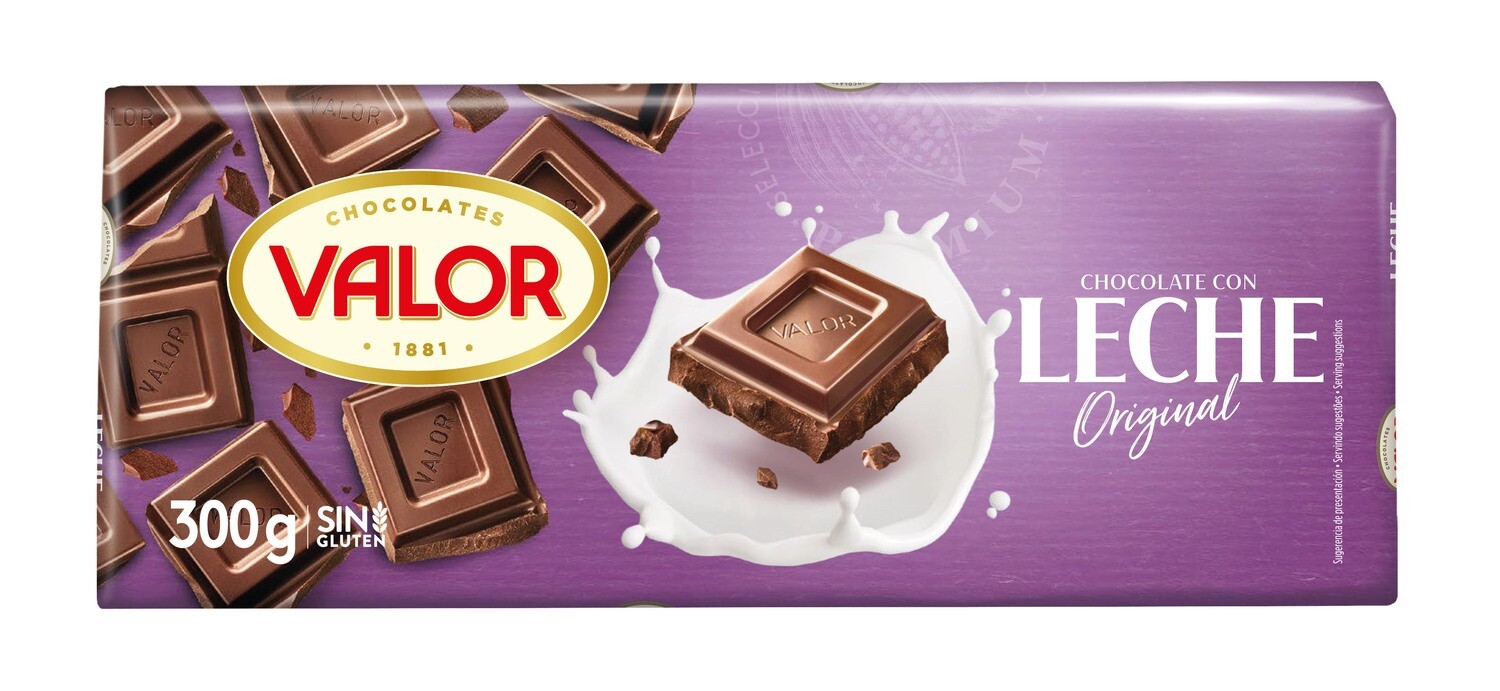 Chocolate con Leche Valor 300 Gr