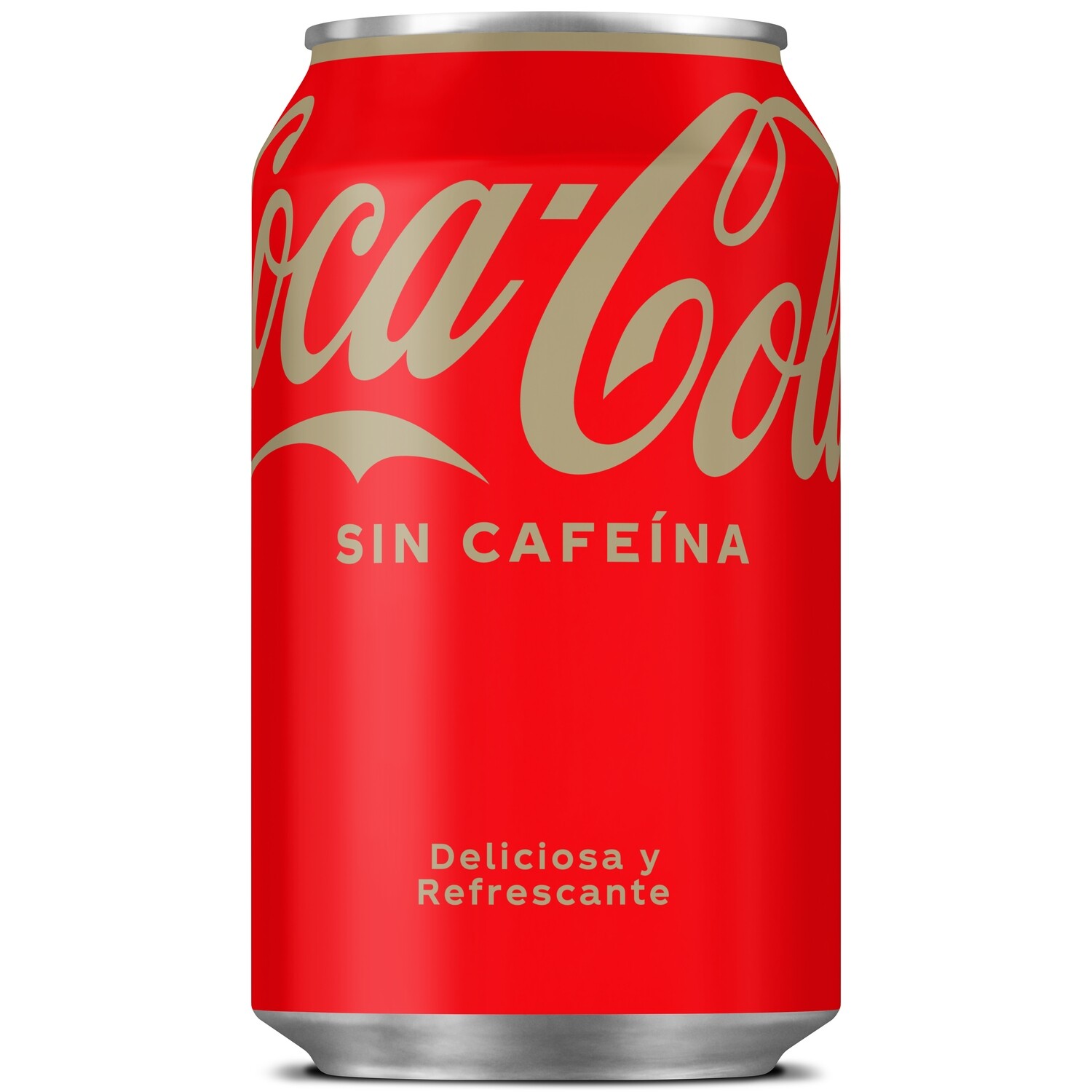 COCA COLA sin cafeína en lata (33 cl).
