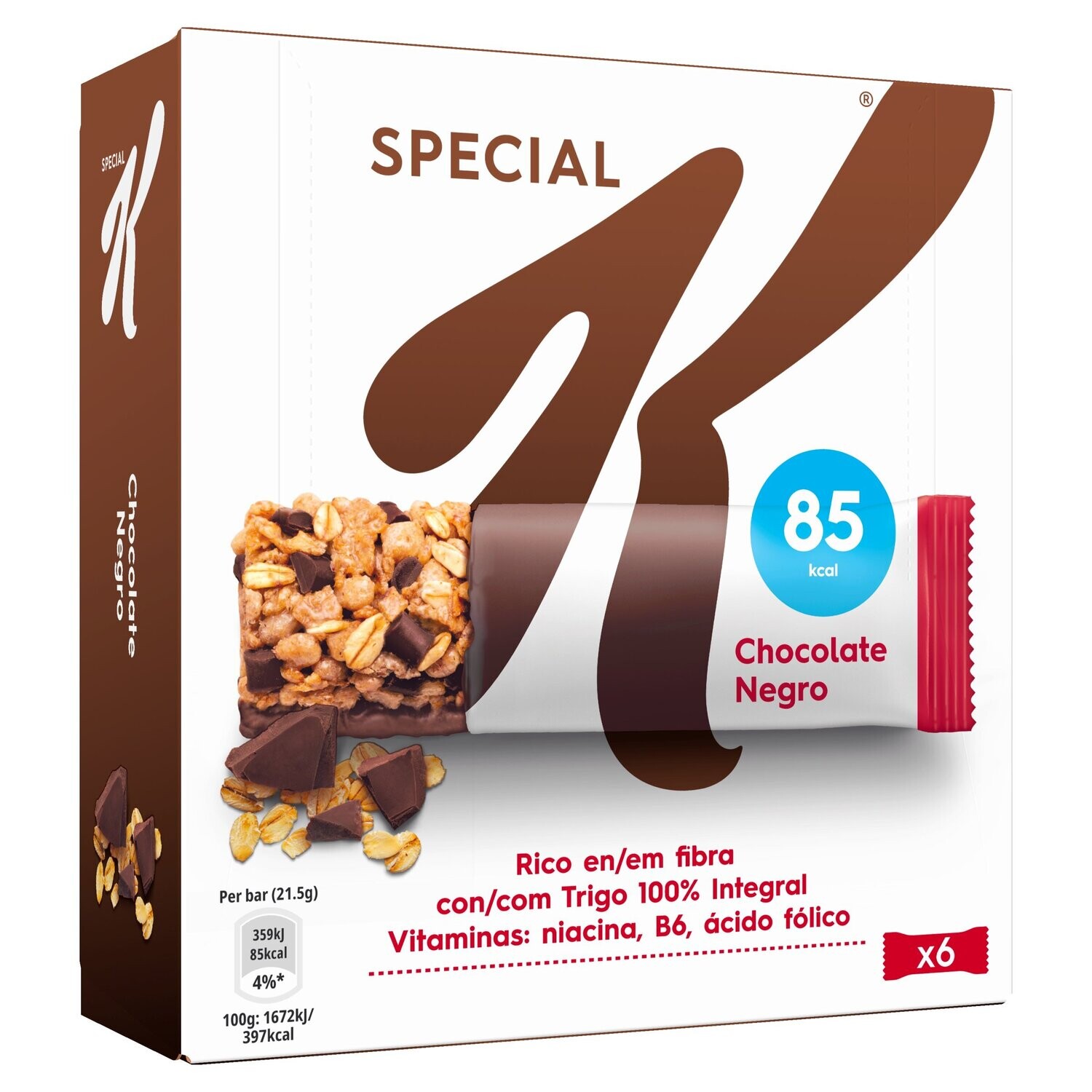 Barritas Chocolate Negro Special K Kellogg&#39;s