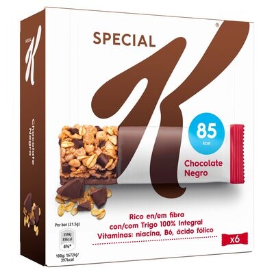 Barritas Chocolate Negro Special K Kellogg&#39;s