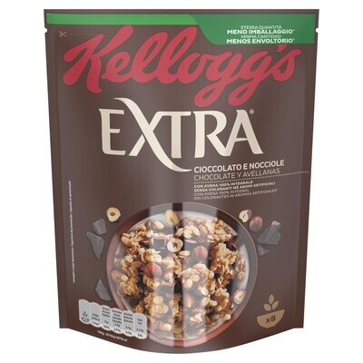 Extra Chocolate Belga y Avellana Kellogg&#39;s 375 Gr