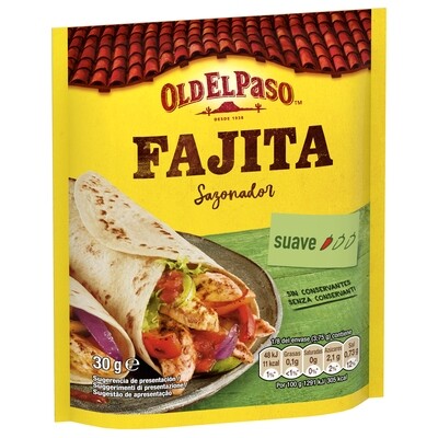 Sazonador para fajita suave OLD EL PASO 30 g.