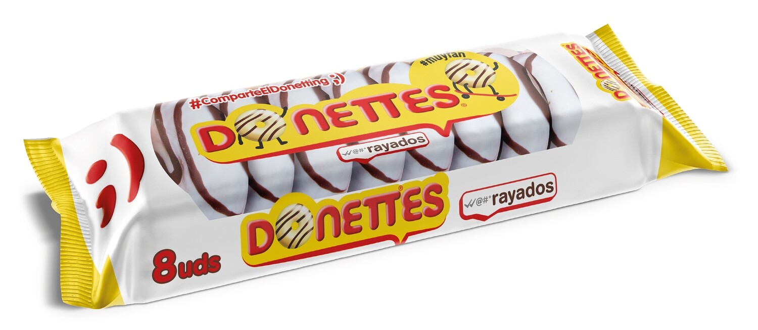 Donettes rayados 8 BIMBO 176 g.