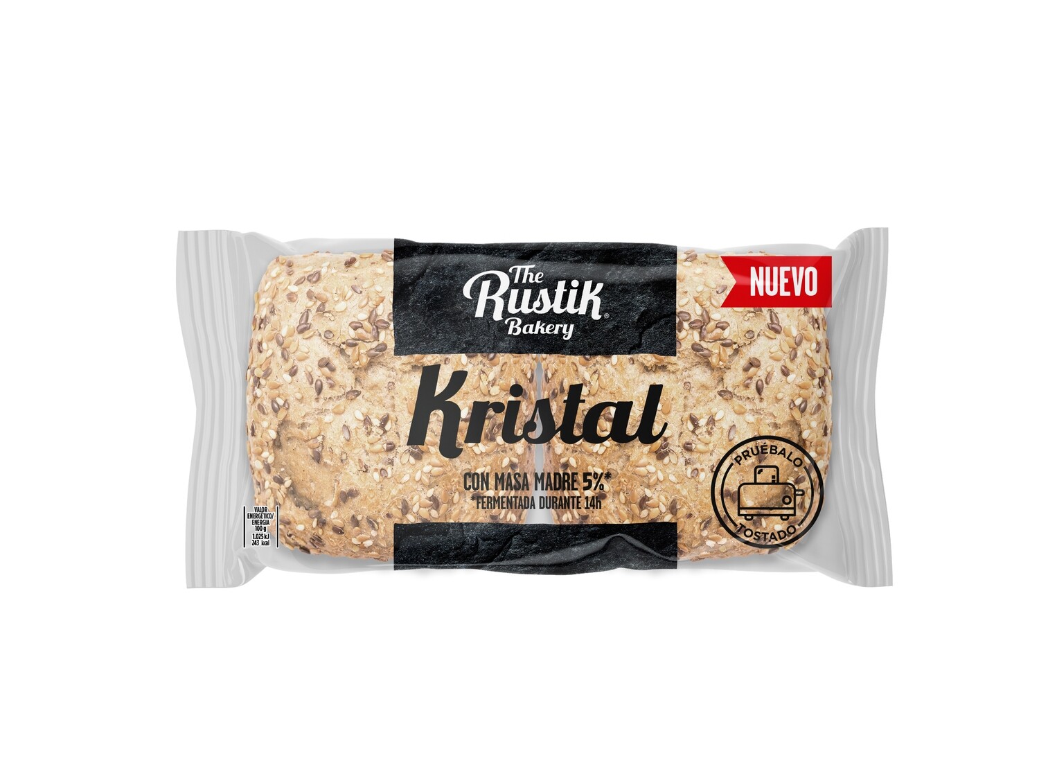 Pan kristal cereales TRB BIMBO 185 g.