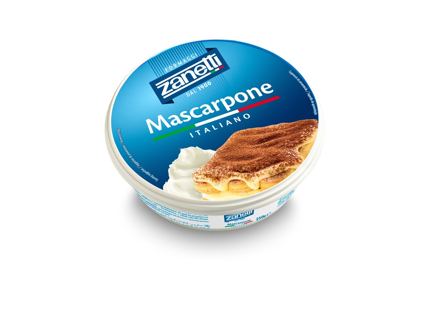 Queso mascarpone italiano ZANETTI 250 g.