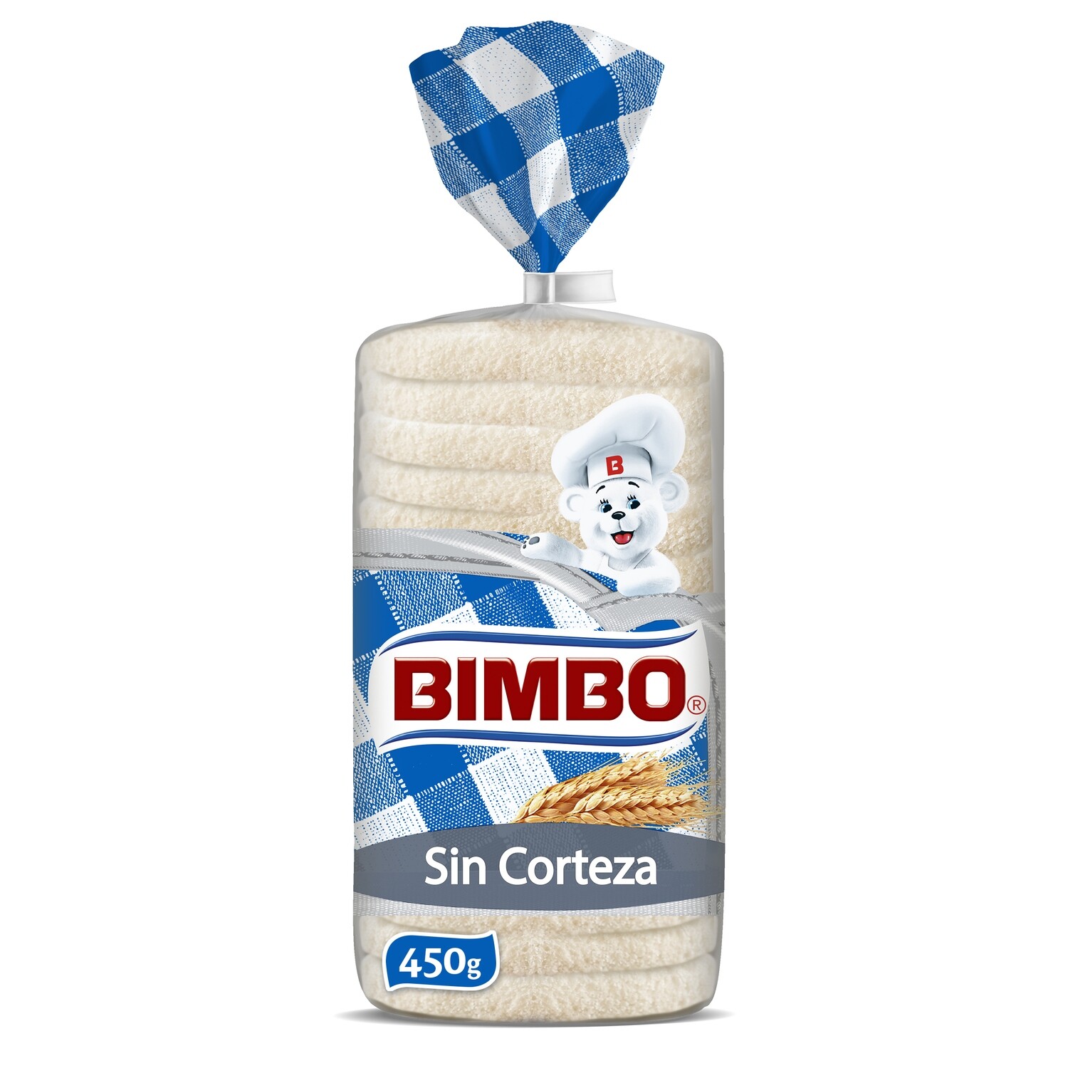 Pan de molde BIMBO sin corteza.