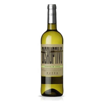 Vino blanco verdejo DISRUPTIVO D.O. Rueda 75 cl.