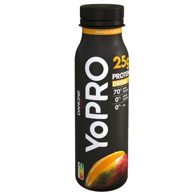 Yogur líquido con proteínas 25 g. YOPRO mango 300 g.