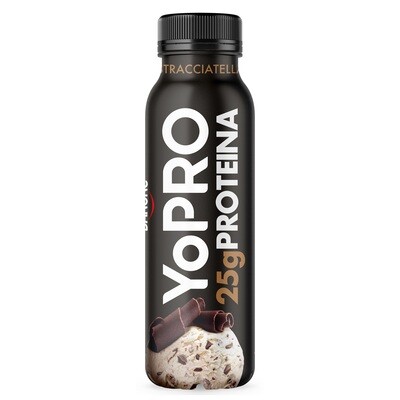 Yogur líquido con proteínas 25 g. YOPRO stracciatella 300 g.