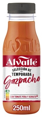 Gazpacho selección de temporada ALVALLE 250 ml.
