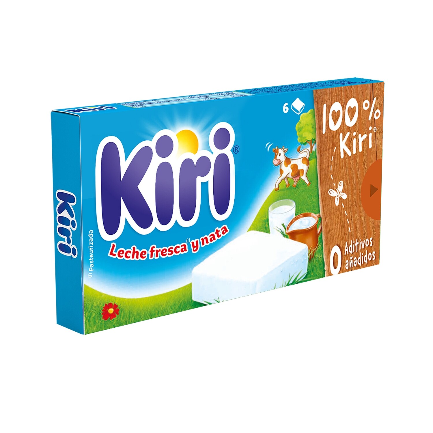 Queso en porciones natural KIRI 108 g.