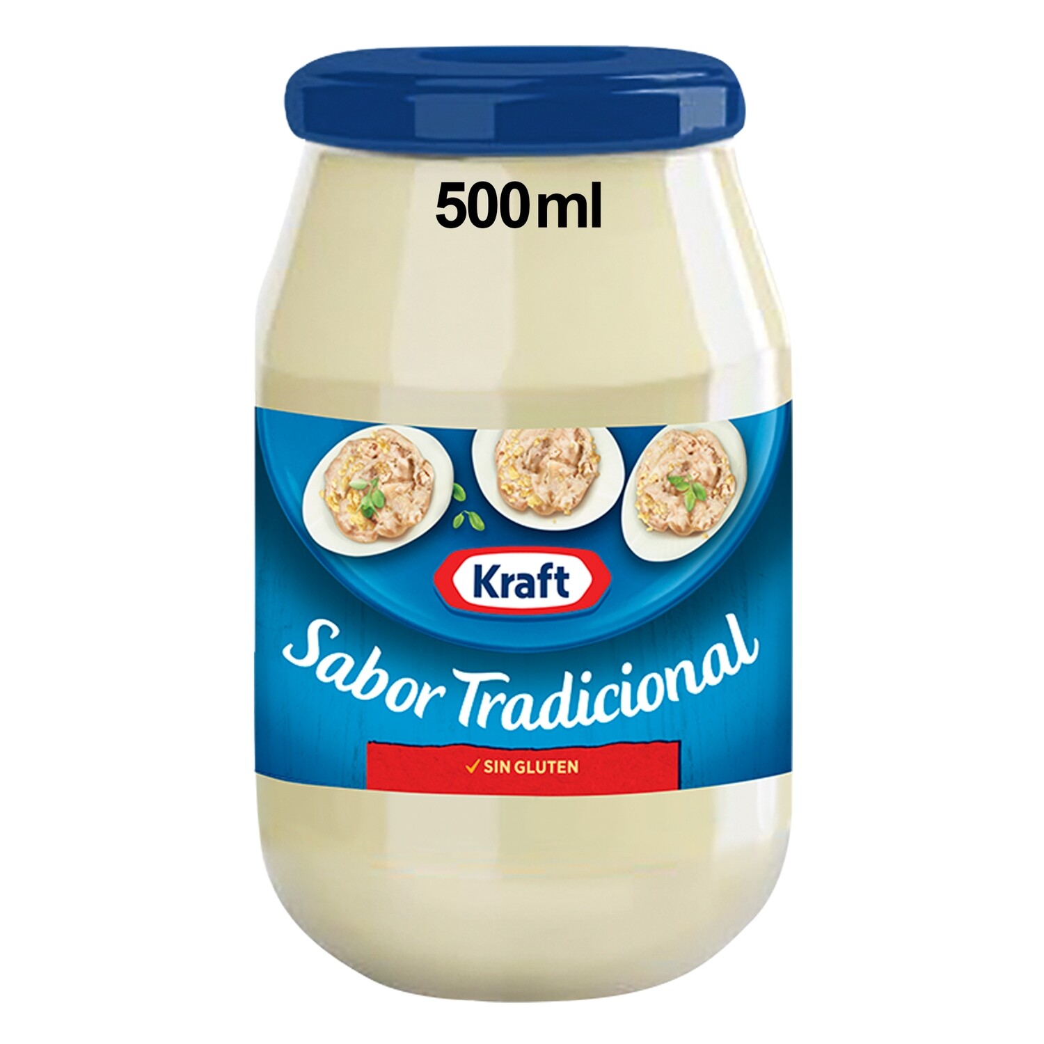 Mayonesa sabor tradicional sin gluten KRAFT 490 g.