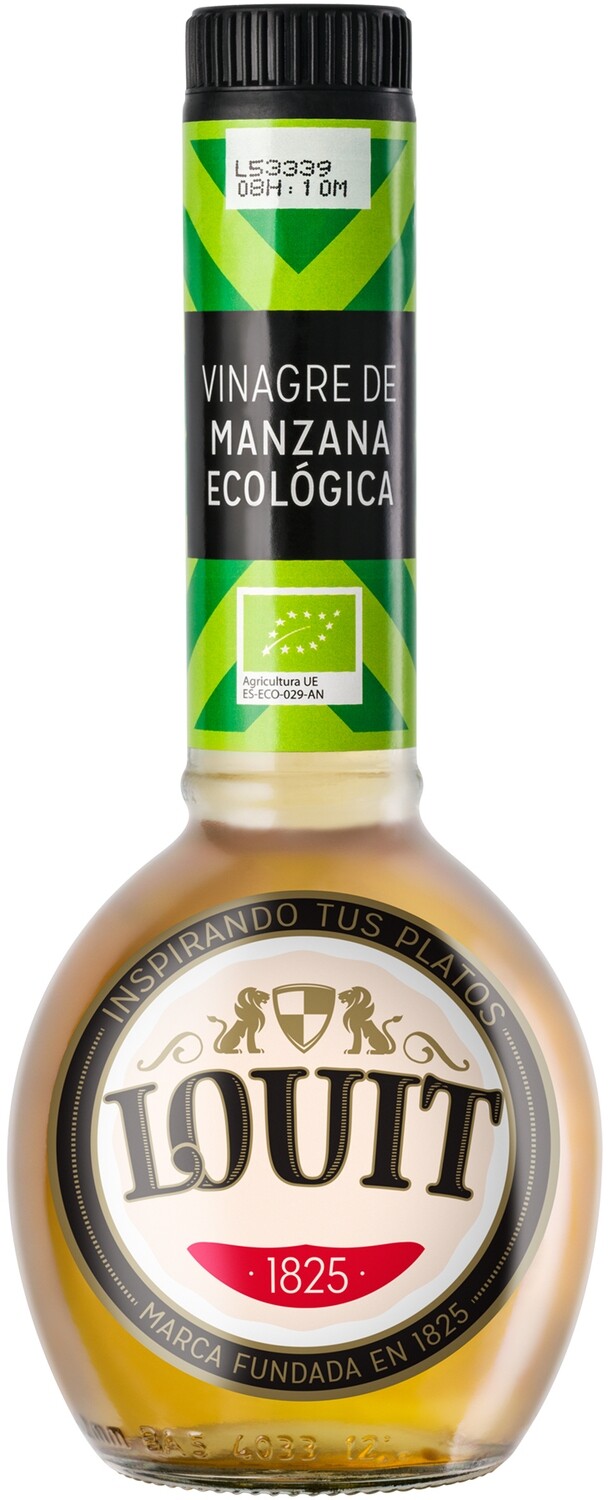 Vinagre de manzana ecólogico LOUIT 250 ml.