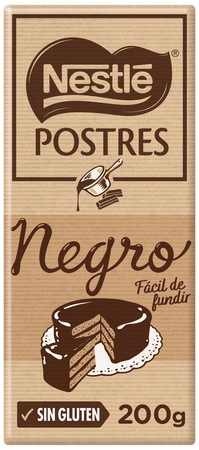 Chocolate Negro para Repostería Nestlé 200 g.