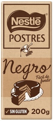 Chocolate Negro para Repostería Nestlé 200 g.