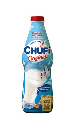 Horchata original CHUFI, botella de 1 litro.