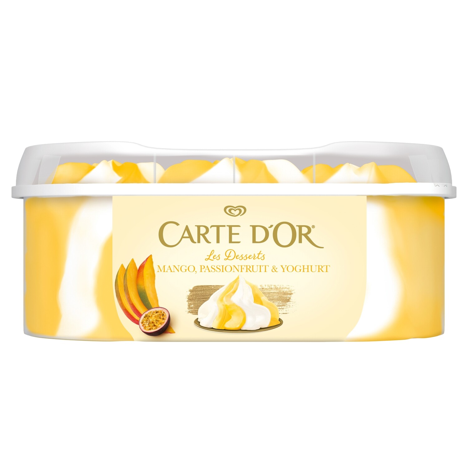 Tarrina de helado de mango, maracuyá y yogur CARTE D&#39;OR 479 g.