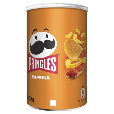 Patatas fritas paprika hot PRINGLES 70 g.