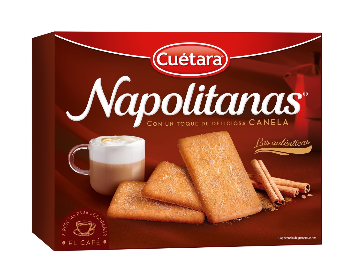 Napolitanas con canela CUETARA 426 g.