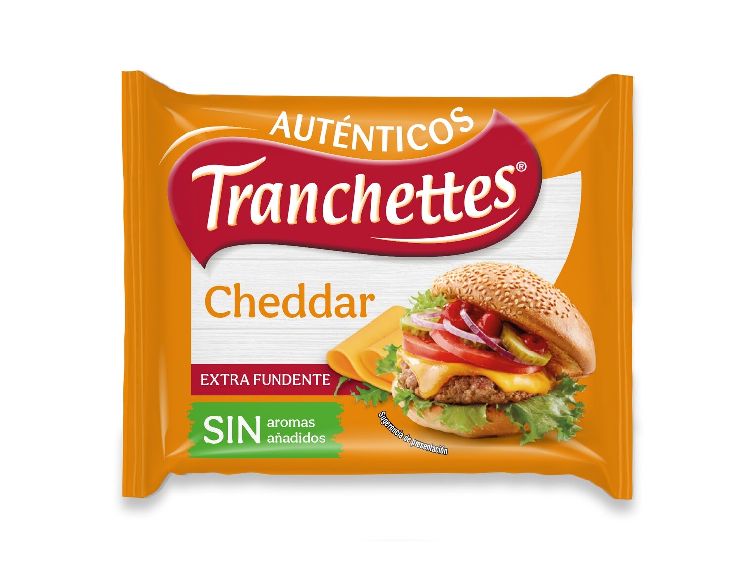 Queso en lonchas TRANCHETTES cheddar 150 g.