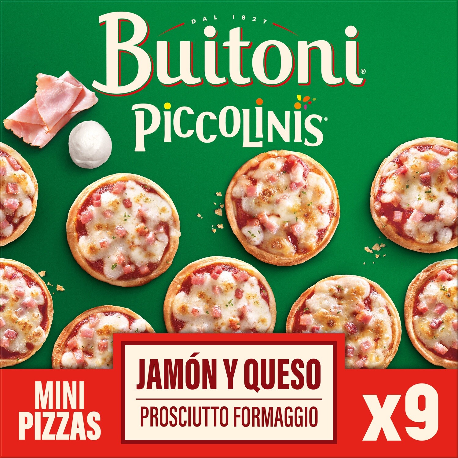 Piccolinis Capricciosa Buitoni 9 Uds