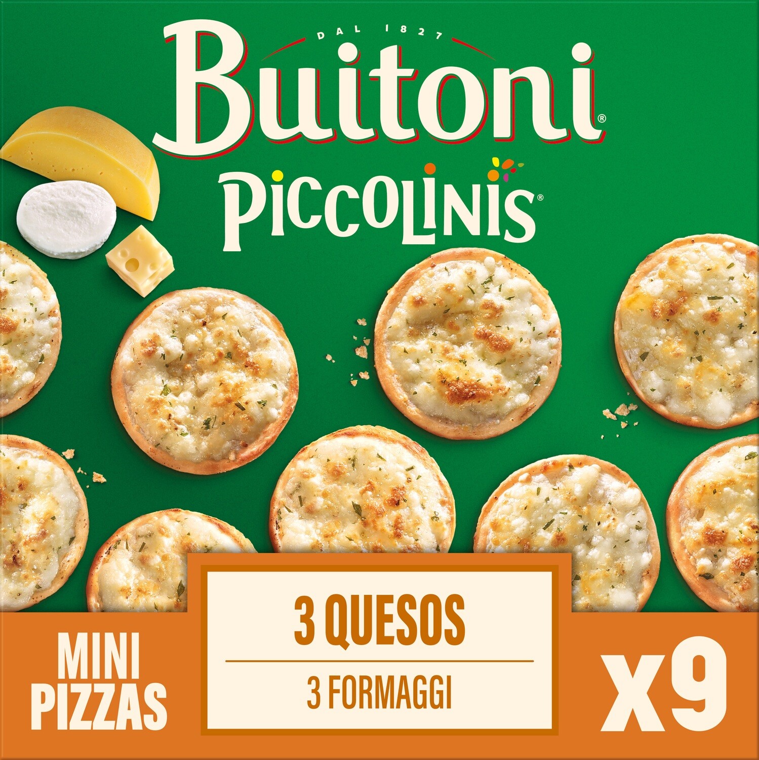Piccolinis 3 Formaggi Buitoni 9 Uds