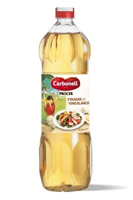 Vinagre de vino blanco CARBONELL 1 l.