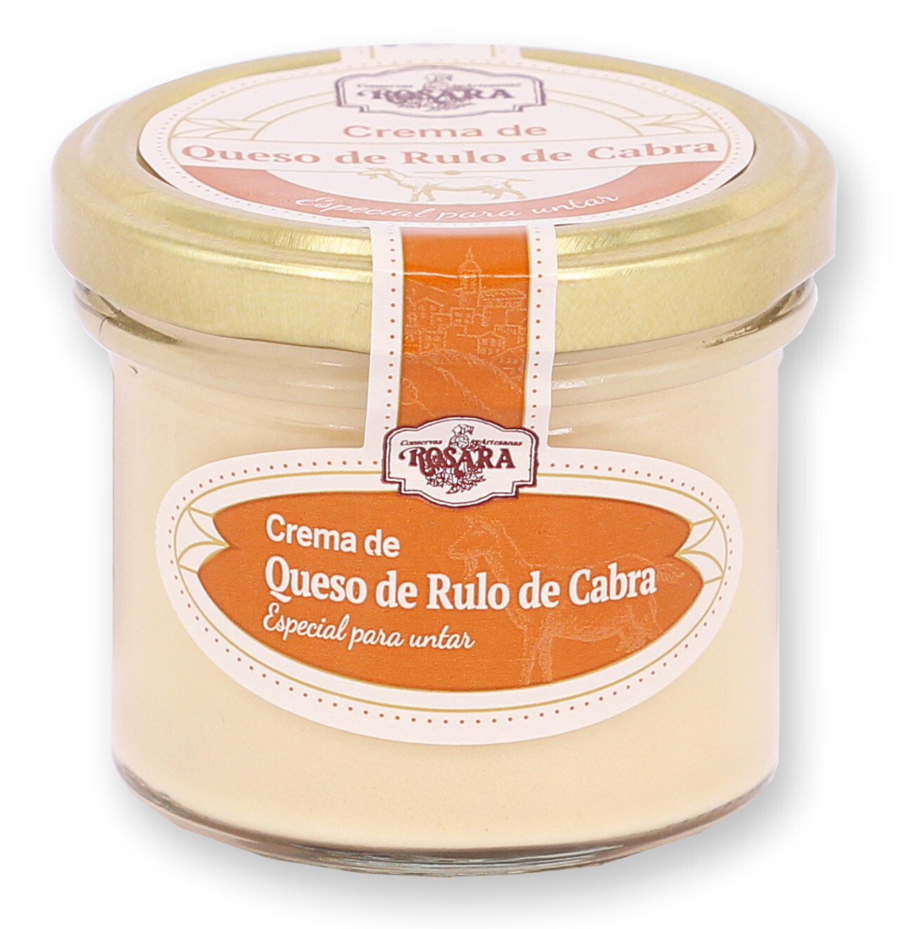 Crema de queso de rulo de cabra ROSARA 100 g.