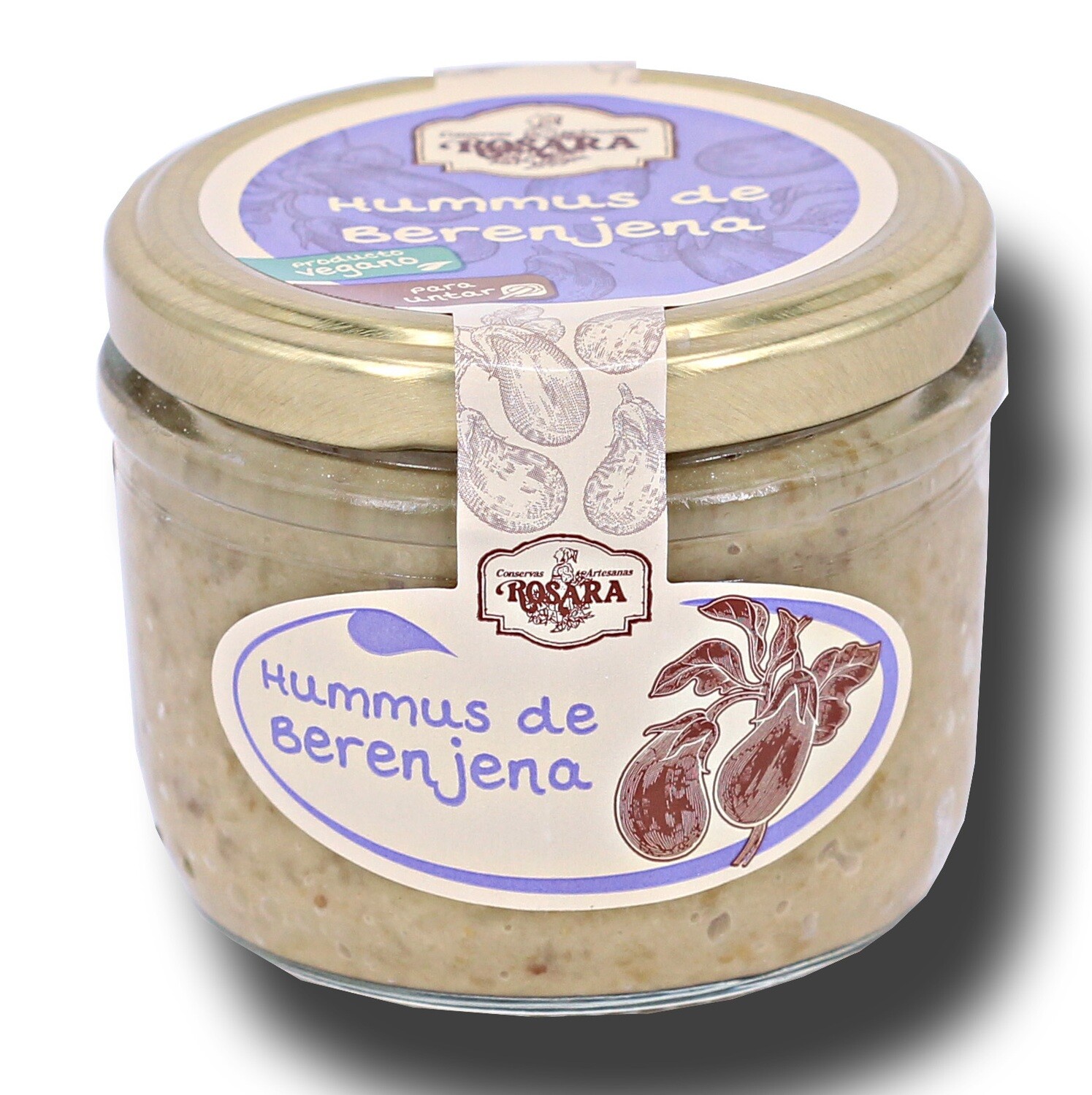 Hummus de berenjena ROSARA 125 g.
