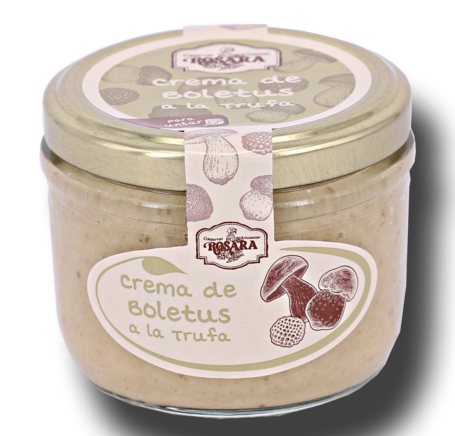 Crema de boletus a la trufa ROSARA 100 g.