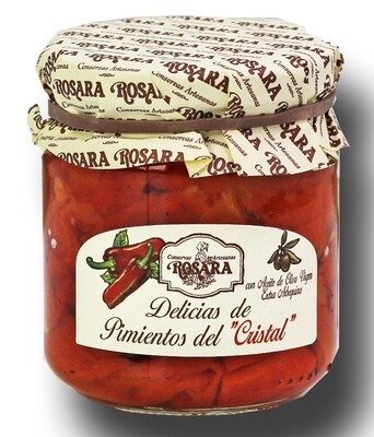 Delicias de pimientos del &quot;cristal&quot; ROSARA 185 g.