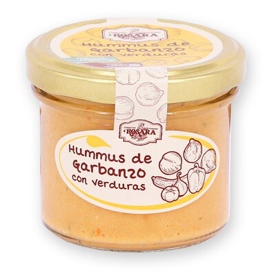 Hummus de garbanzo con verduras ROSARA 125 g.