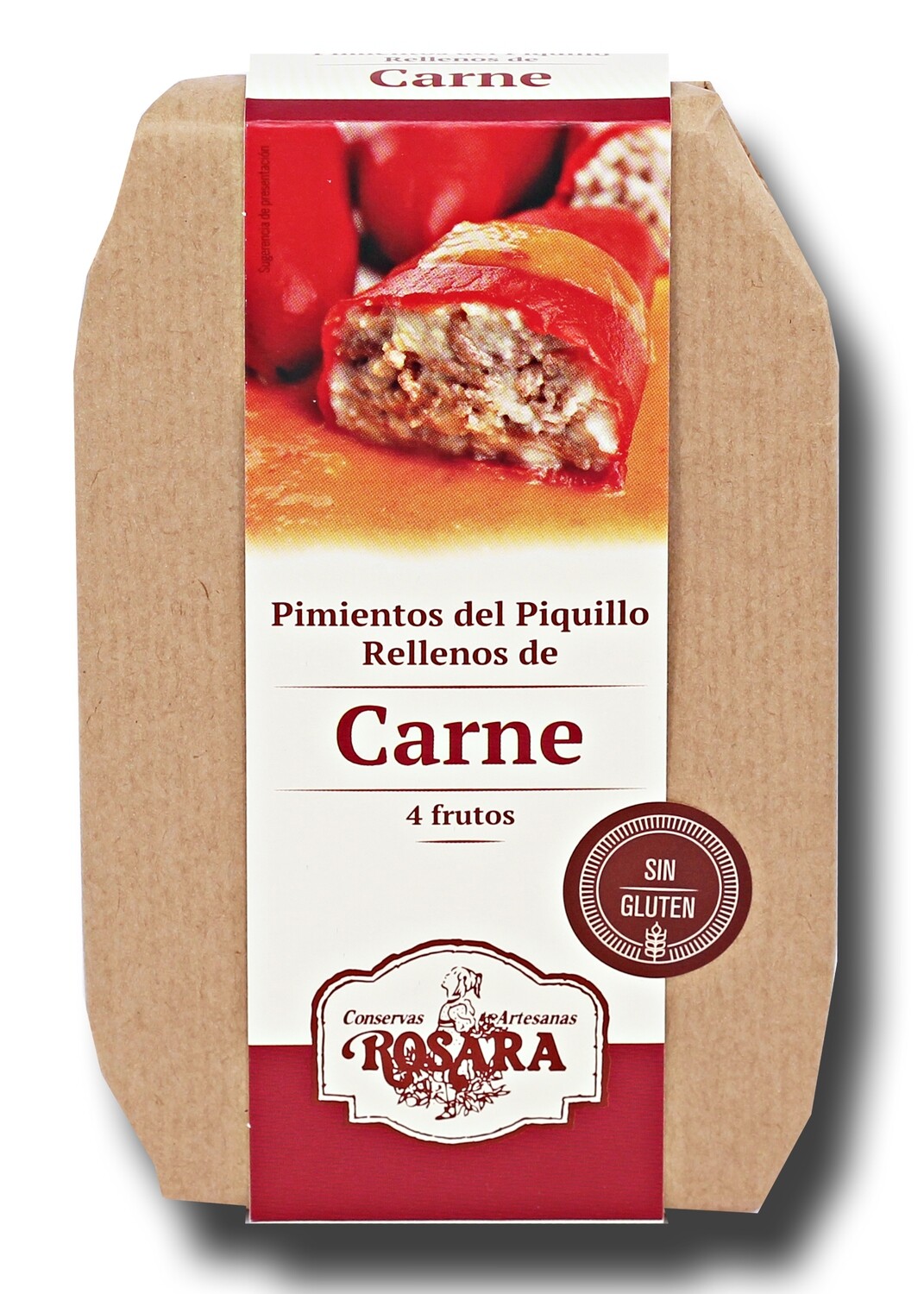 Pimientos del piquillo rellenos de carne ROSARA 250 g.