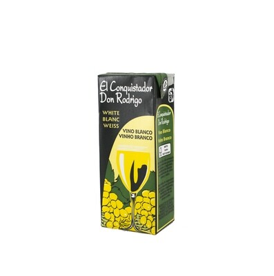 Vino blanco pack 3 CONQUISTADOR DON RODRIGO 3 x 200 ml