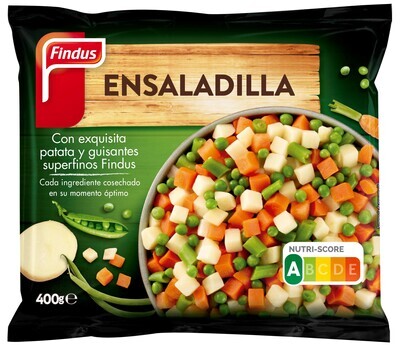 Ensaladilla FINDUS, paquete de 400 g.