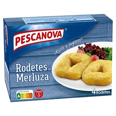Rodetes de Merluza Rebozada Pescanova 320 Gr