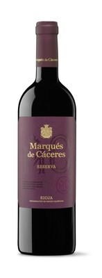 Vino tinto reserva D.O. rioja MARQUÉS DE CÁCERES 75 cl.