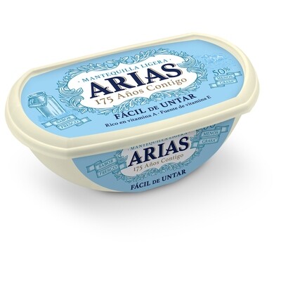 Mantequilla fácil de untar de ARIAS 235 g.