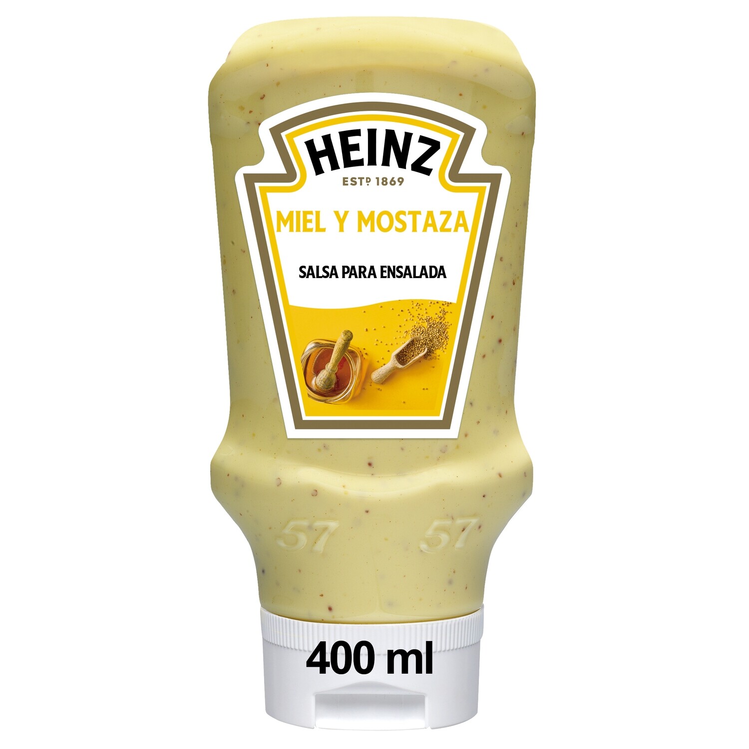 Miel y mostaza HEINZ,  400 ml.