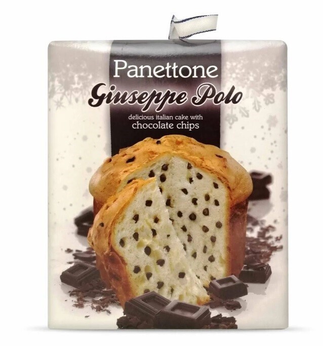 Panettone con pepitas de chocolate GIUSEPPE POLO 500 g.