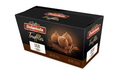 Trufas de cacao DELAVIUDA 80 g.