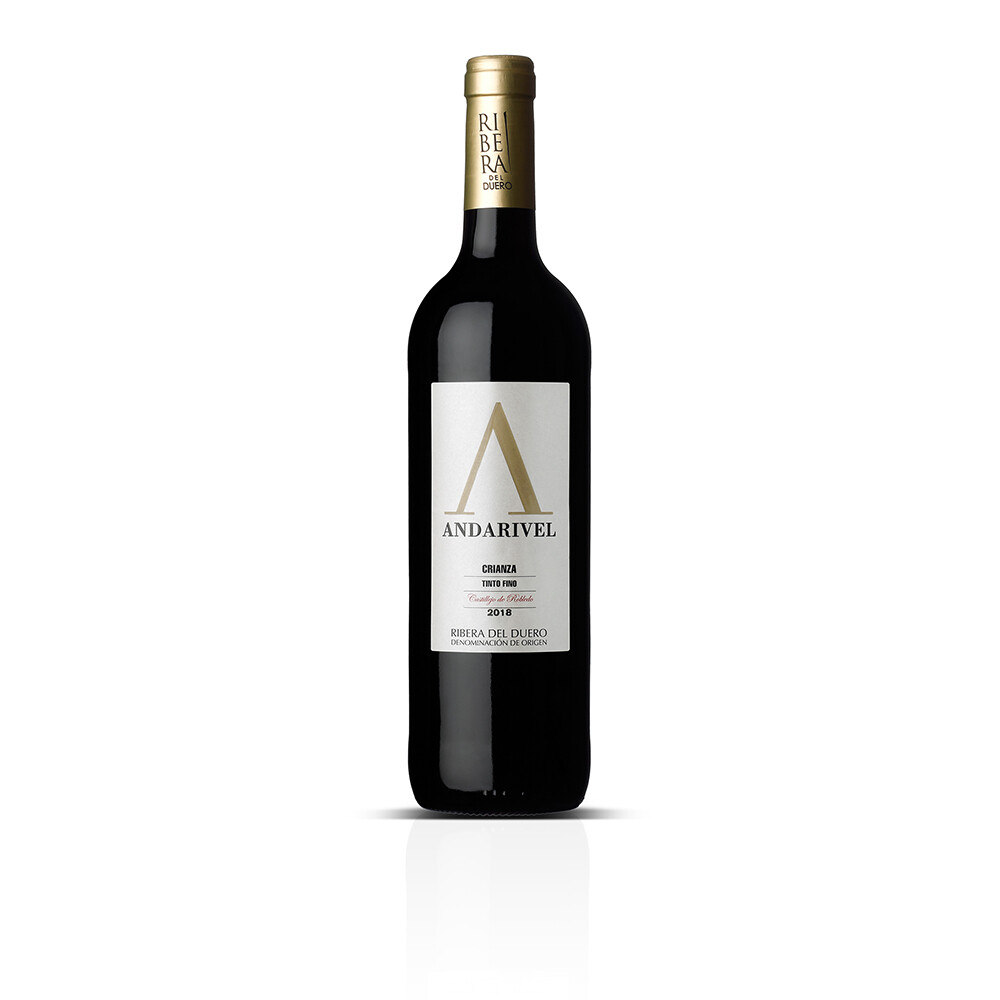 Vino tinto crianza D.O. Ribera del Duero ANDARIVEL 75 cl.