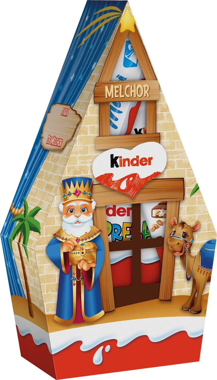 Casita reyes magos KINDER 76 g.