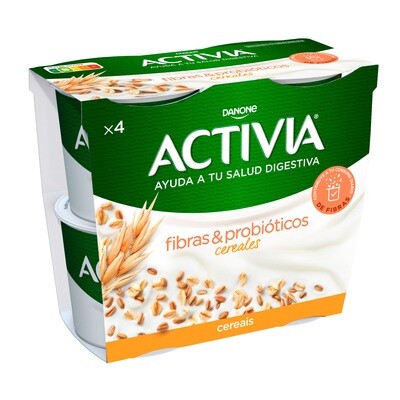 Yogurt activia cereales x4 DANONE
