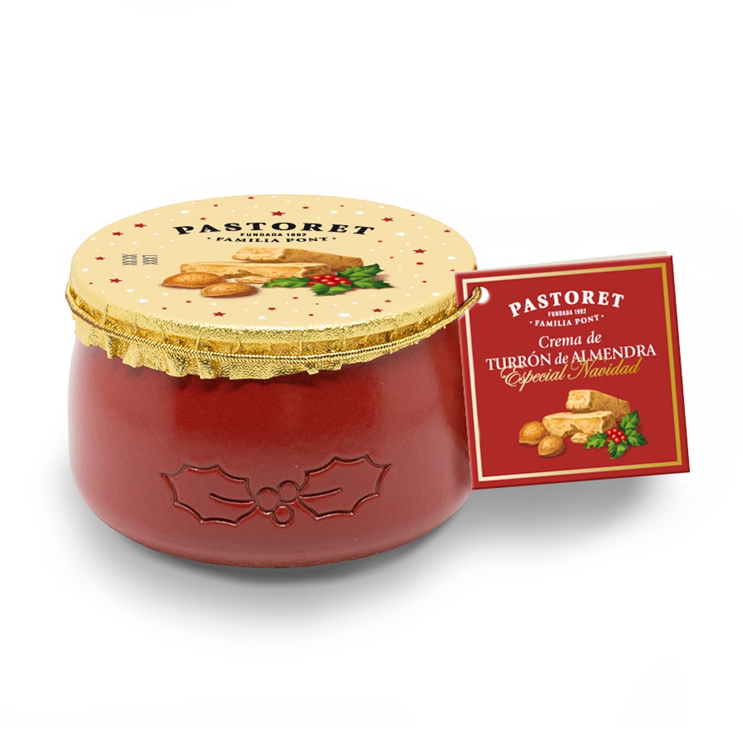 Crema de turrón de almendra PASTORET 100 g.