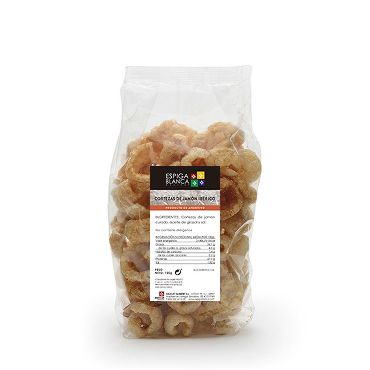 Cortezas de jamón ibérico ESPIGA BLANCA 100 g.