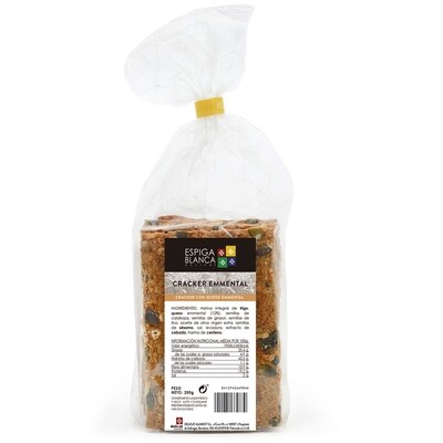Cracker con queso emmental ESPIGA BLANCA 200 g.