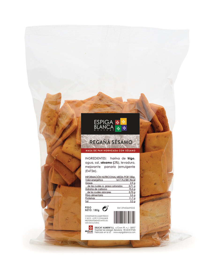 Regañá sésamo ESPIGA BLANCA 180 g.